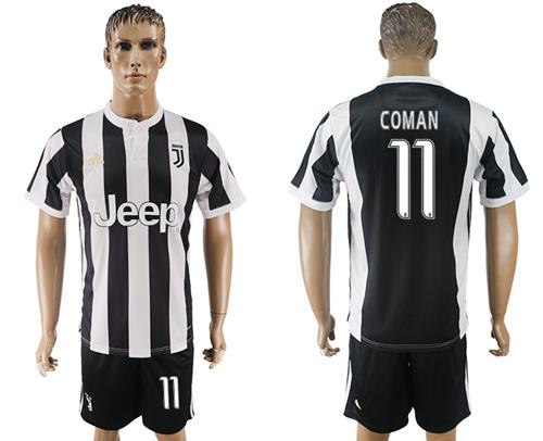 Juventus #11 Coman Home Soccer Club Jersey - Click Image to Close